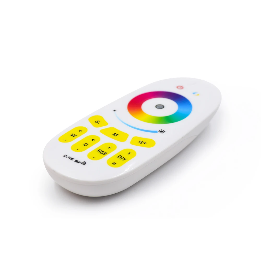 DC12-24V RF 2.4G RGBW RGB CCT LED Strip Controller Touch RF RGB CCT Remote Controller 5X6A/CH Brightness Adjustable