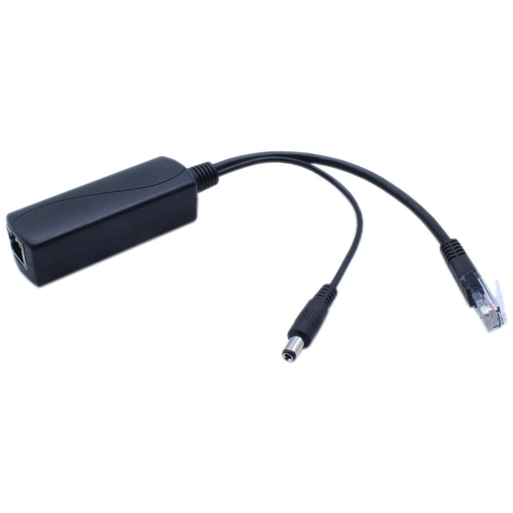 2 Port Input 48V 24V Passive 1/100/1000/100 5v 12v 19v and injector 2A POE Splitter 12V