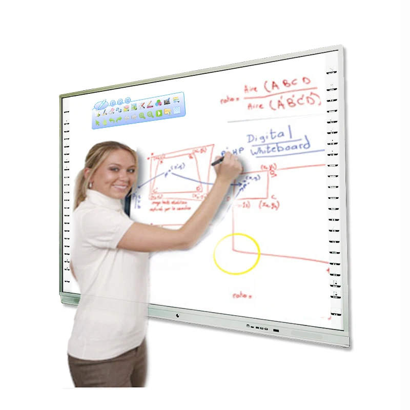 OEM Factory Wireless Projection 82 inch Class Board Touch Smart Whiteboard 120 Interactive Whiteboard Diagonal 96 Inches
