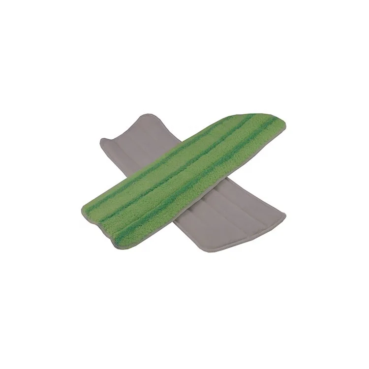Green Natural Bamboo Highly Absorbent Soft Microfiber Mop Head Pads