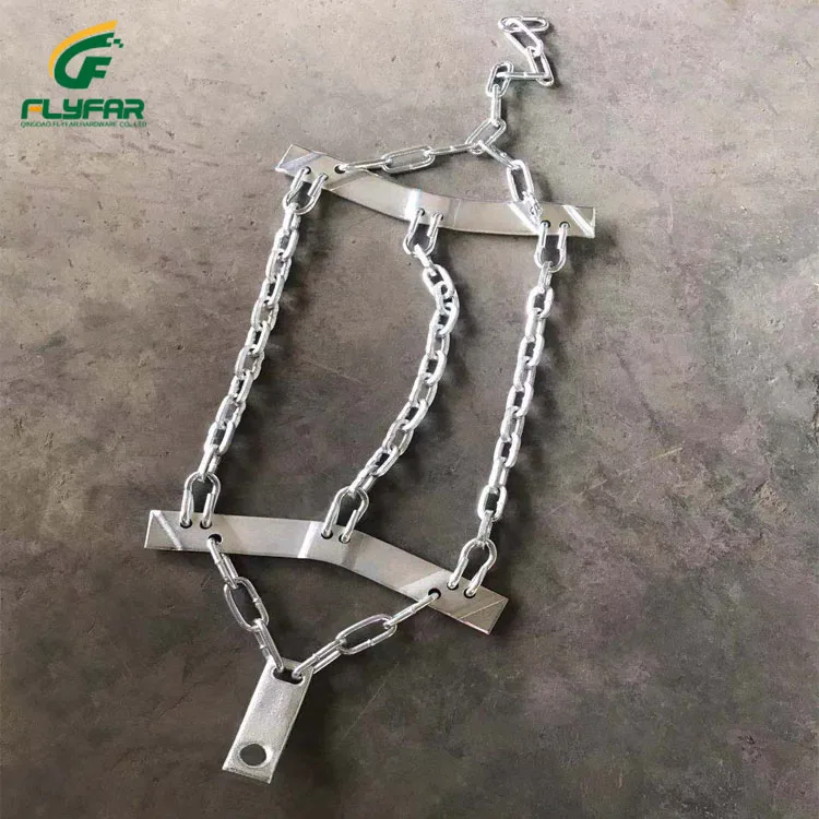 Автомобильный вилочный погрузчик, аварийная цепь для снежных шин 315/70R22.5 для простой установки