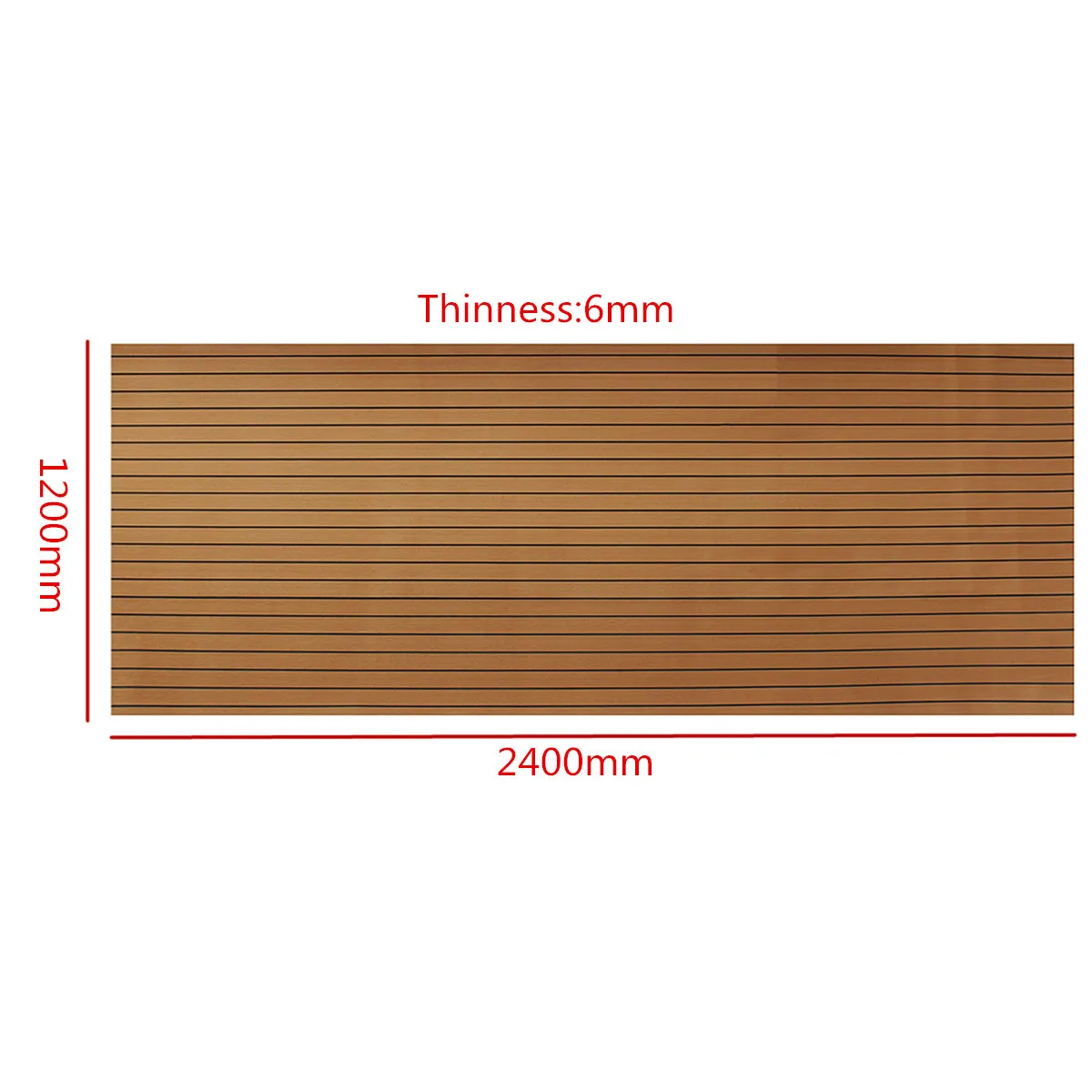 XYF dark brown color faux teak sheet boat marine yacht floor eva foam decking sheet