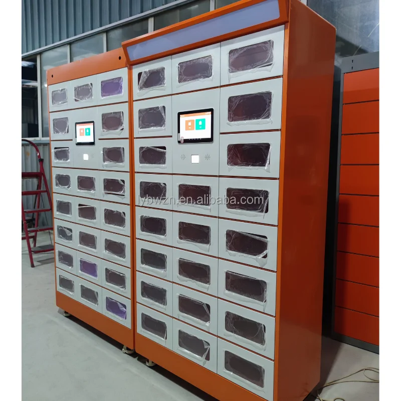 Intelligent scanning code food delivery locker contactless smart food pick up locker Automatic smart food delivery locker