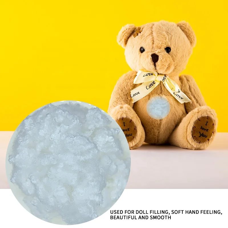 Filling Toy Pillow Sofa Siliconized Polyester Staple Fiber
