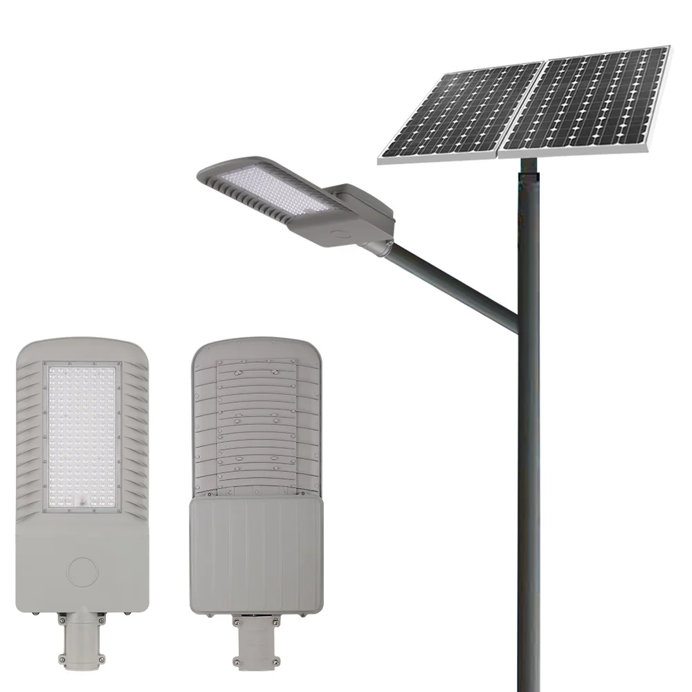 BOSUN Solar Street Light Outdoor Waterproof Solar All In One Street Light With External Battery