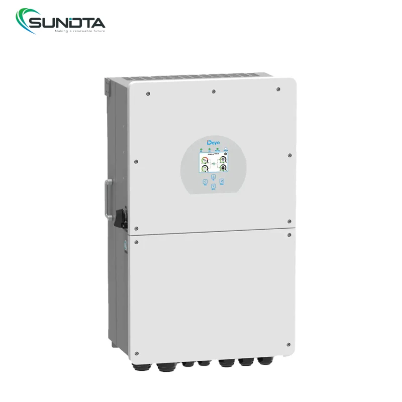 High Efficiency Deye SUN-12/14/16K-SG01LP1 12 KW 14KW 16KW Single Phase 3 MPPT Hybrid Inverter for Energy Storage