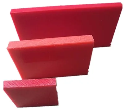 Plastic Engineering Manufacturer Nylon sheet processing red  nylon sheet engraving large quantity and good price
