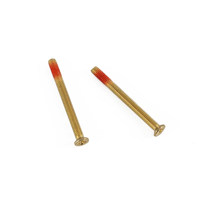 Heavy stainless steel 304 latest nylon screws with red patch screws.