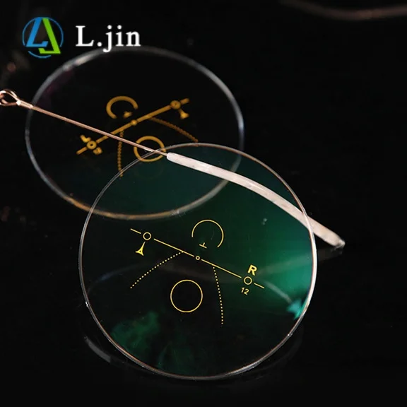 L.JIN Plano/Добавить 1,56 1,499 прогрессивные очки пресбиопические Мультифокальные Hmc 70/14 мм оптические линзы