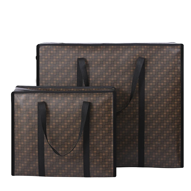 Heavy Duty Large Moving Non Woven Bag Factory Customized Design Recycle Grocery Laminated Non Woven Bags