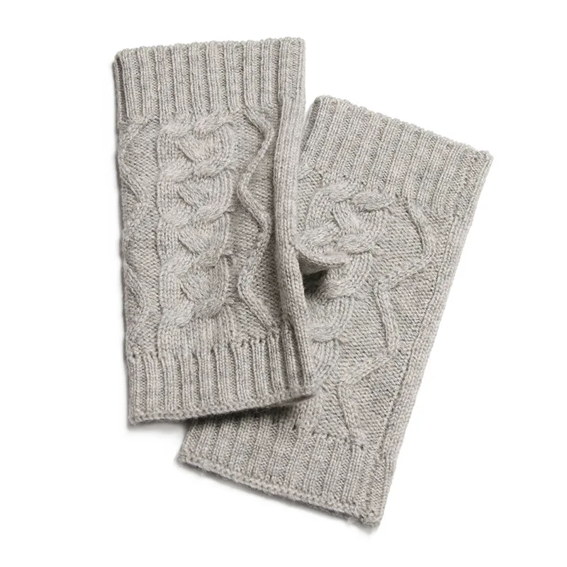 Autumn And Winter Half-Finger  Ladies Warm Fingerless Knitted
