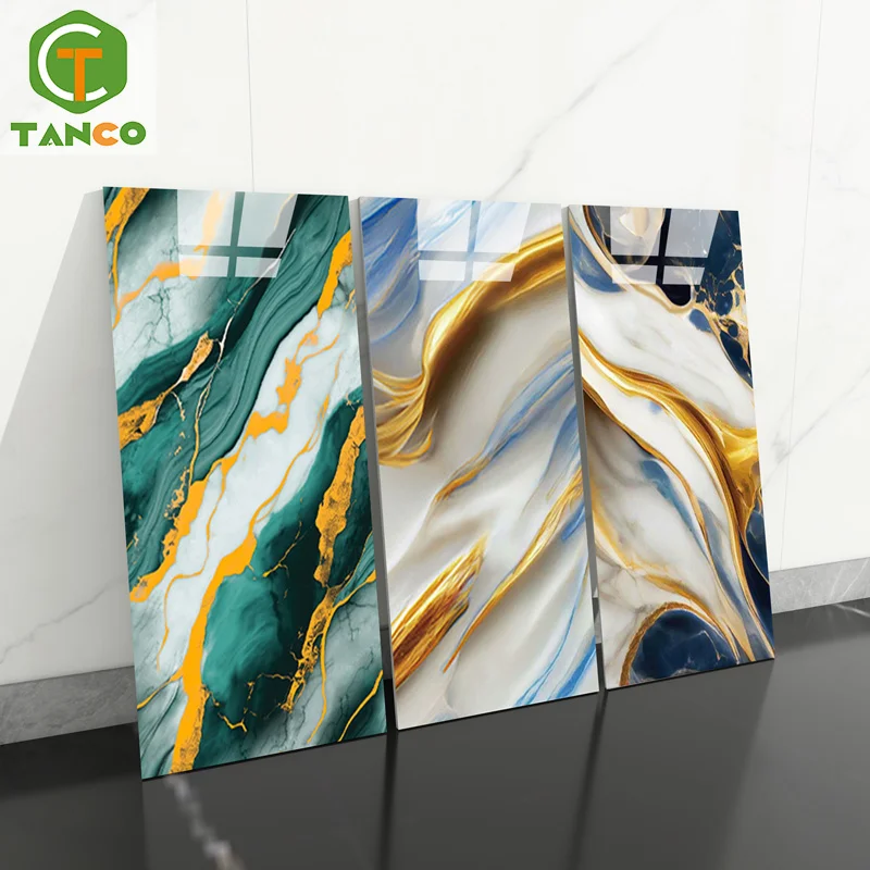 2024 new design 30*60cm 3d peel and stick vinyl tiles self adhesive wallpaper marble wall sticker home decor