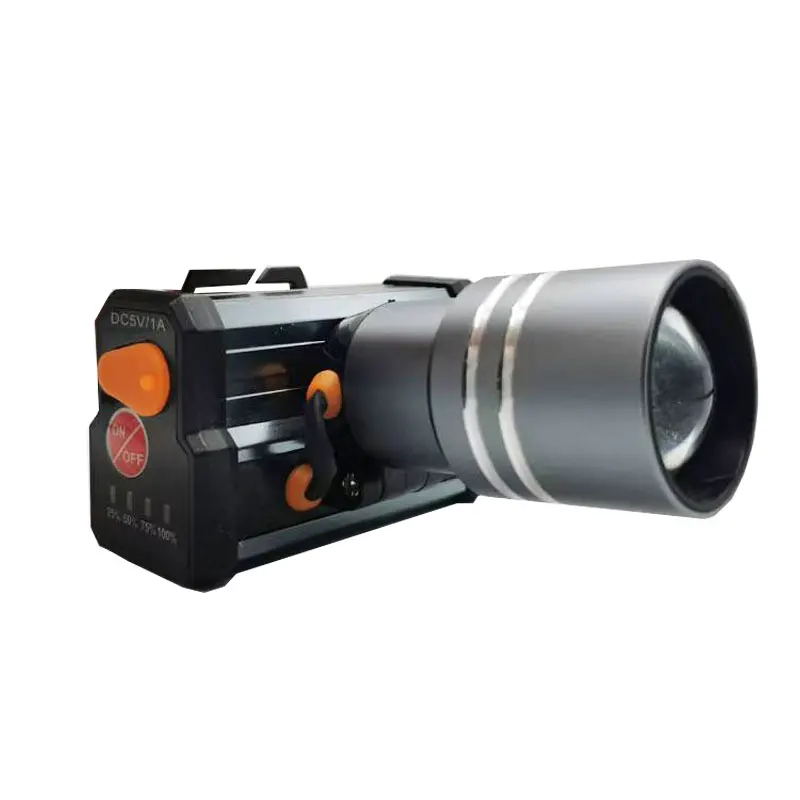 LED head light 3000mAh lithium battery can focus on head mounted lights for travel camping Telescopic focusing head light