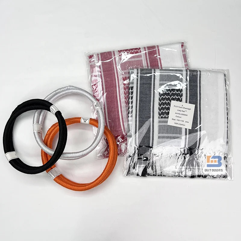 Arabian Headwear In Pakistan Shemagh Arab Black Agal Keffiyeh