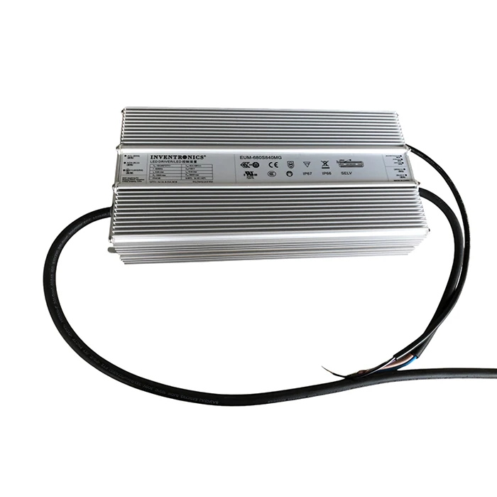 PWM Dimming High Efficiency Inventronics 680W LED Driver for high mast sports light etc.