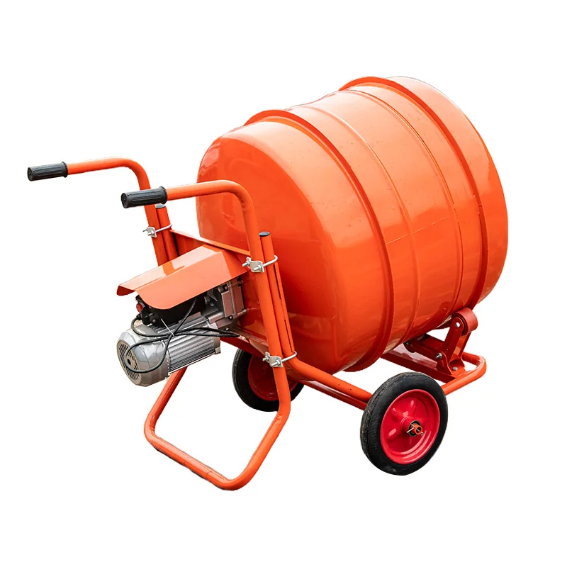 Diesel Engine Concrete Pan Mixer 120L-500L Small Flat Mouth Concrete Mortar Mixing Machine 350L