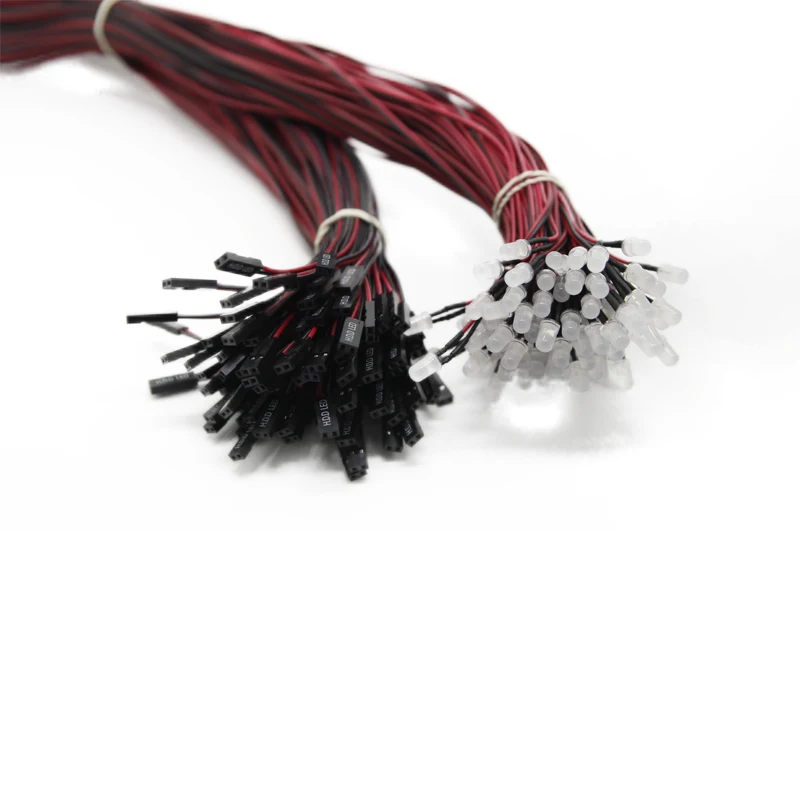 Lzsozoh The desktop computer host ATX power supply high quality switch HDD LED cable