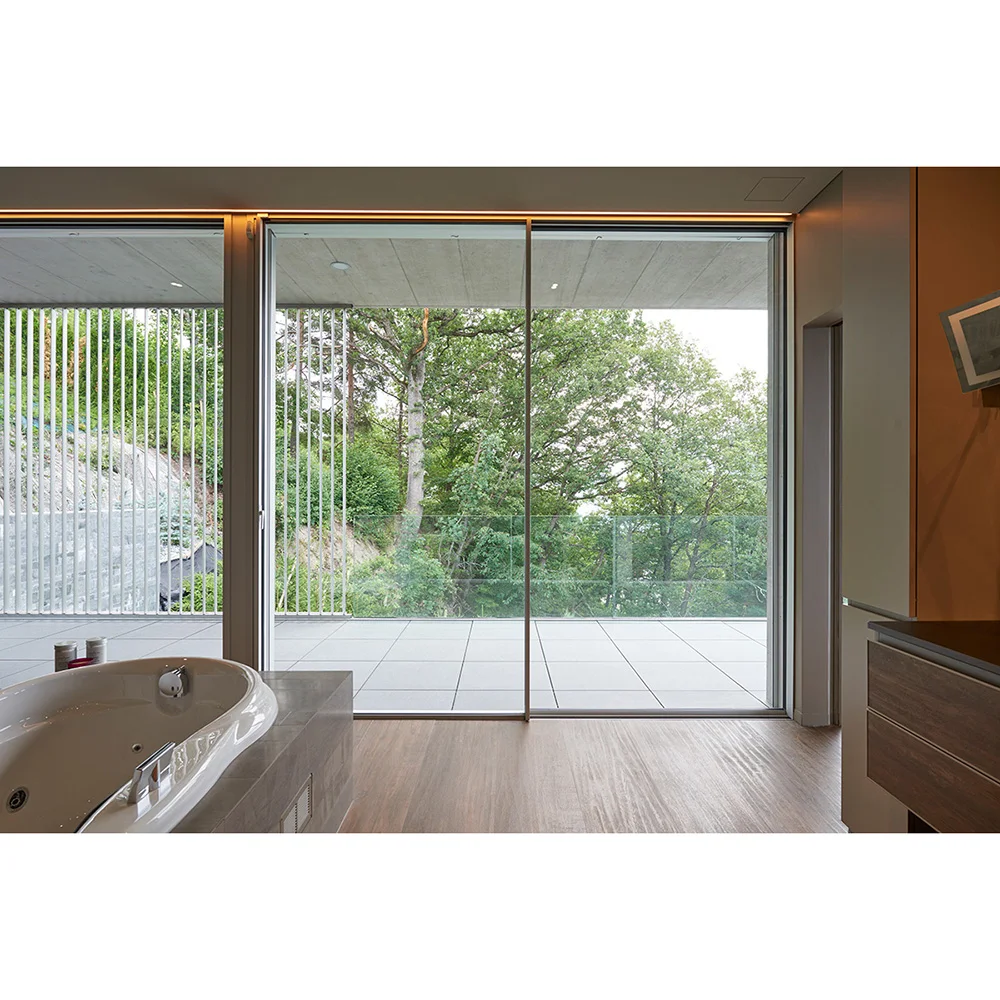 CBMmart Custom Bigger Views Door Panels Sliding Windows Slim Frame With Fabric Screen Aluminum Profile Sliding Windows and Doors