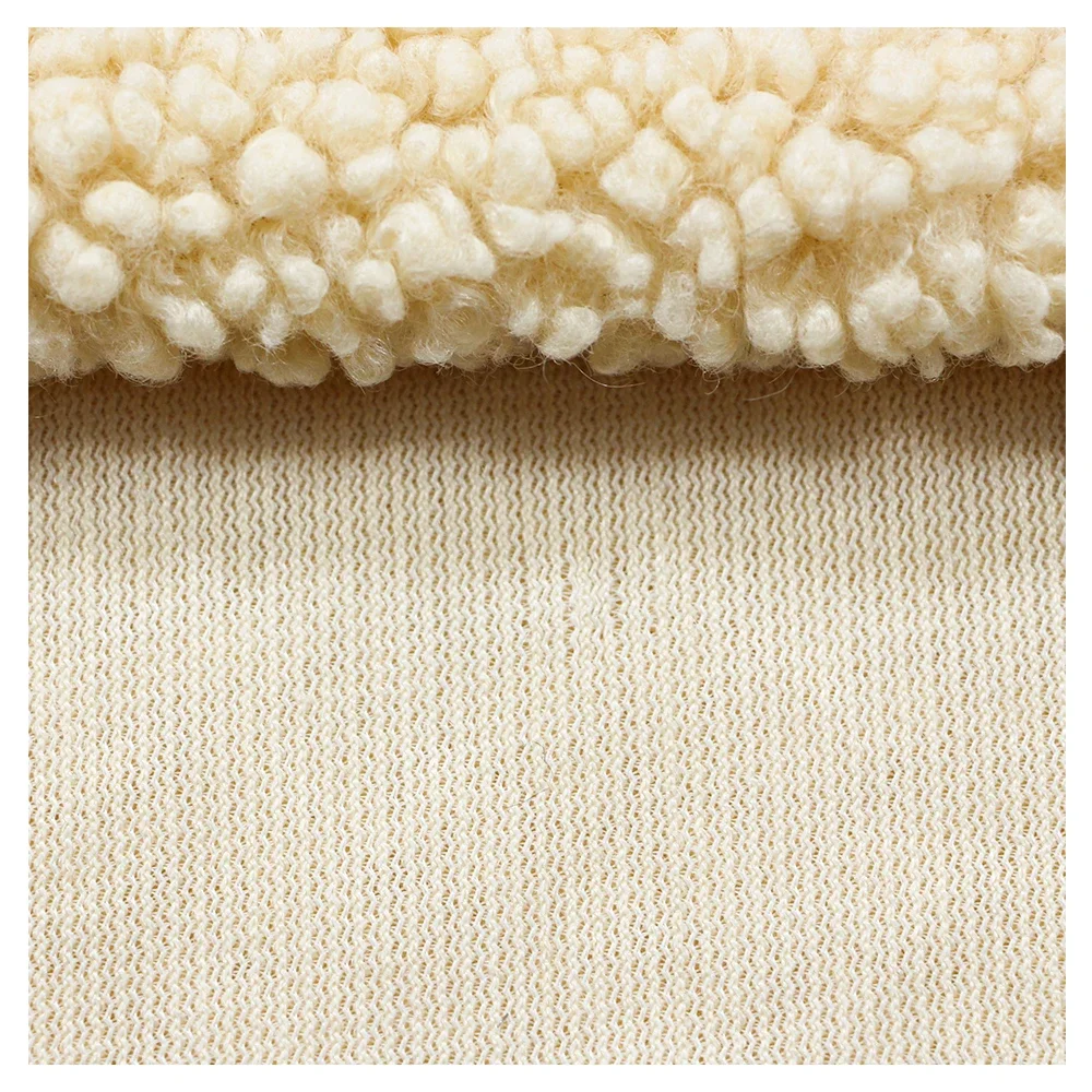 2024 new popcorn texture one side pilling polar custom blanket fleece fabric for coat textiles