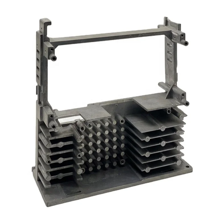 Custom made small stamping sheet metal magnesium zamak zinc aluminium pressure product die casting parts for heat sink