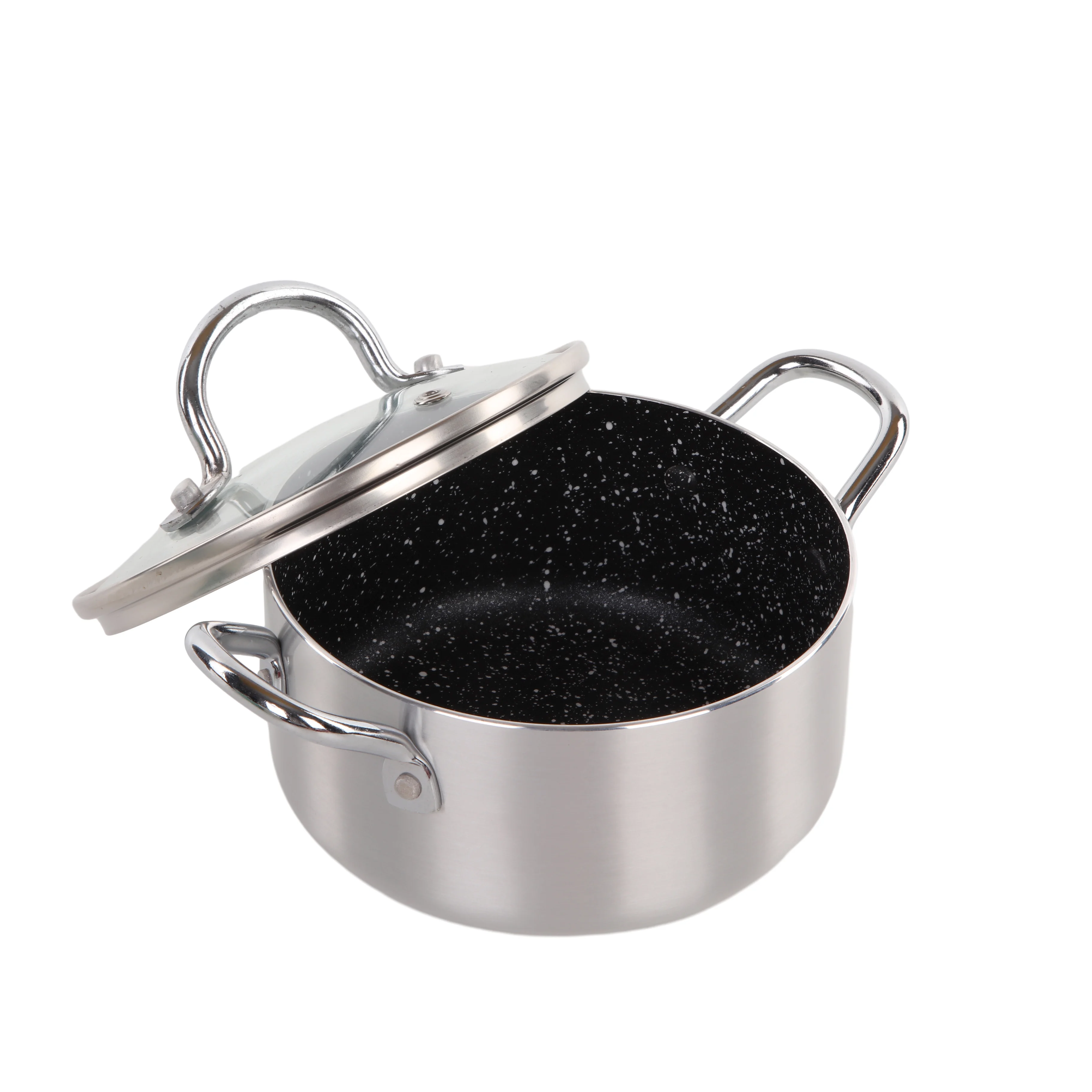 Non-stick Aluminum  Cookware Cute Mini Sauce Pan Milk Pot  Baby food Pot  with Lid
