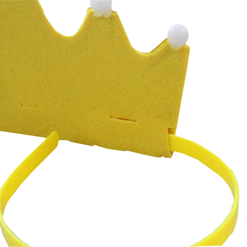 Wholesale Birthday Party Articles Luminous Birthday Crown Hat with LED Light Adult Children Gold  Party Hat