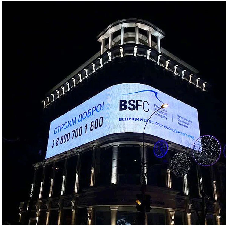 Flexible led mesh screen portable soft professional Concert led mesh transparent led media facade P31.25/P15.625