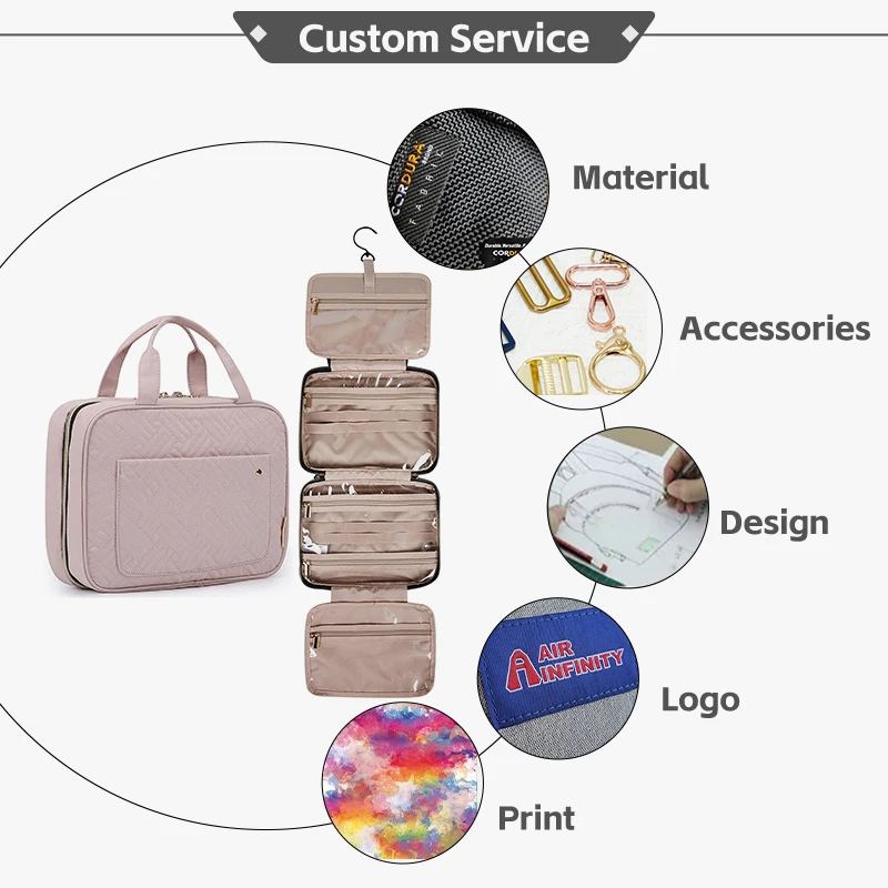 luxury travel toiletries toiletry bag new fashion custom waterproof hanging toiletry bag makeup bag travel ladies  for women men