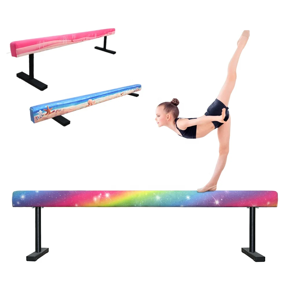Hot Sale Wood Sensory Adjustable Balance Beam Gymnastics Equipment Balance Beam Kids