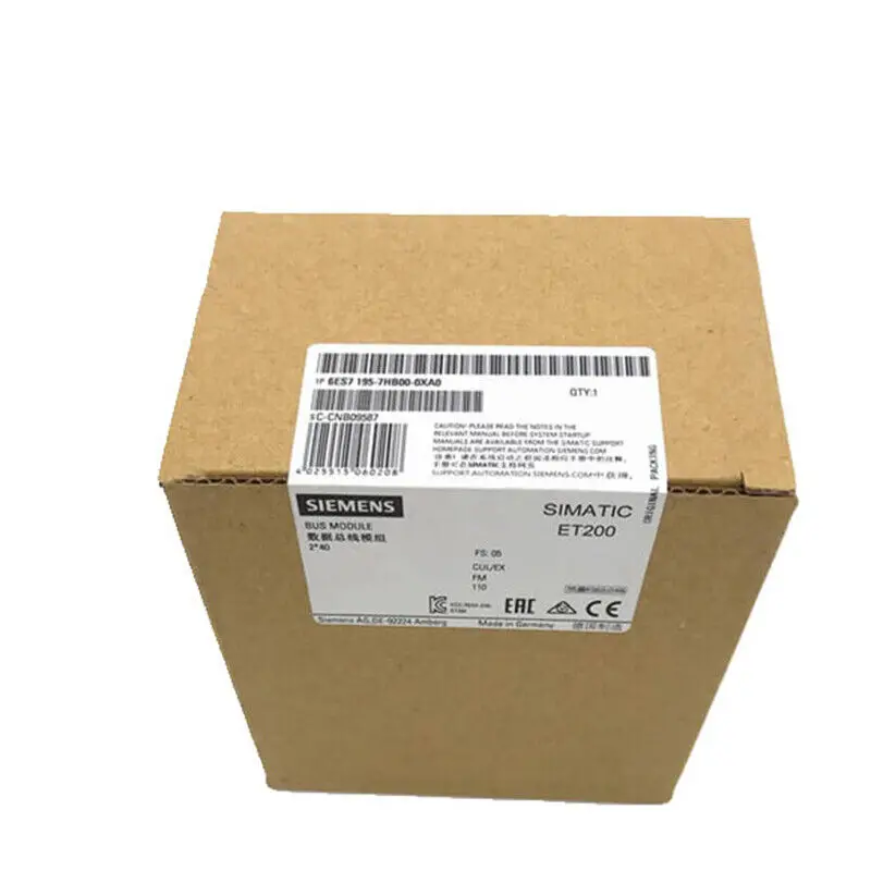1PCS Brand New  SIMATIC ET200 Module Bus E.7- In Stock 6ES7195-7HB00-0XA0