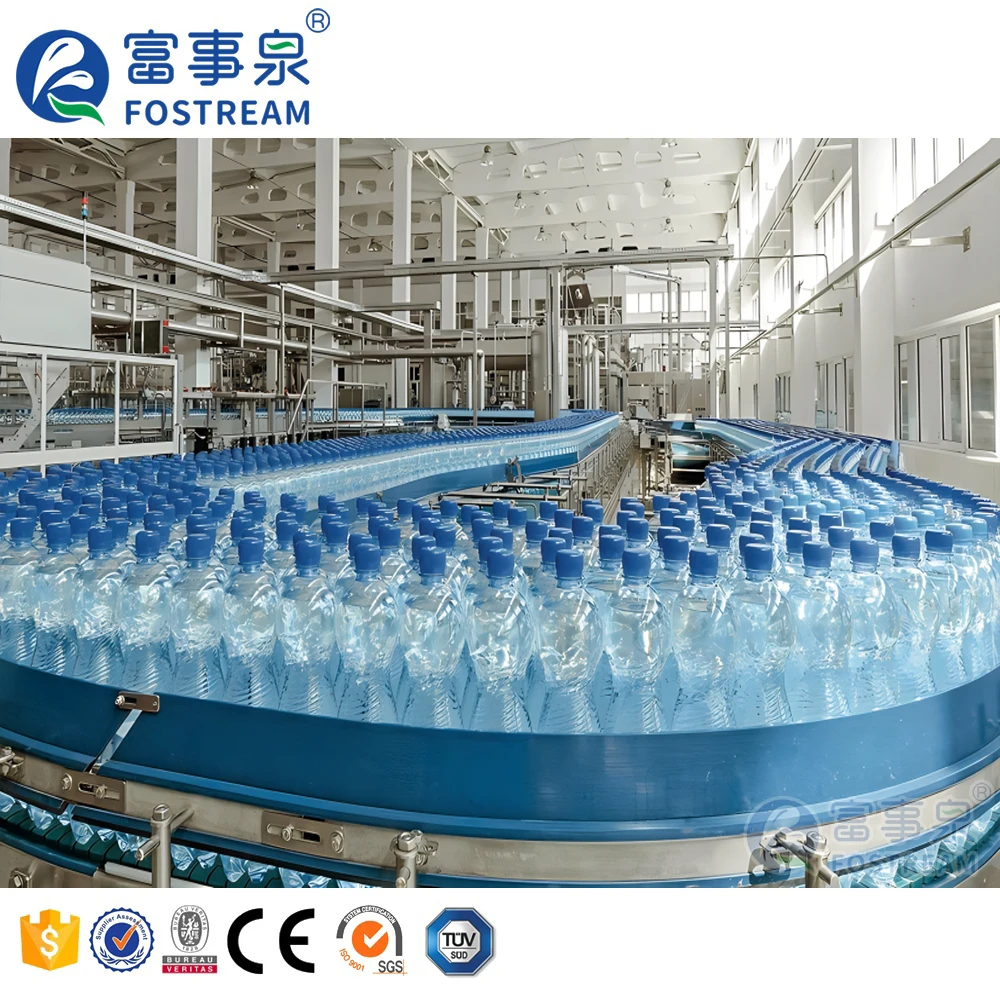 Full Automatic xgf18186 80 bpm Mineral Water Filling Machine for Water Bottling Line