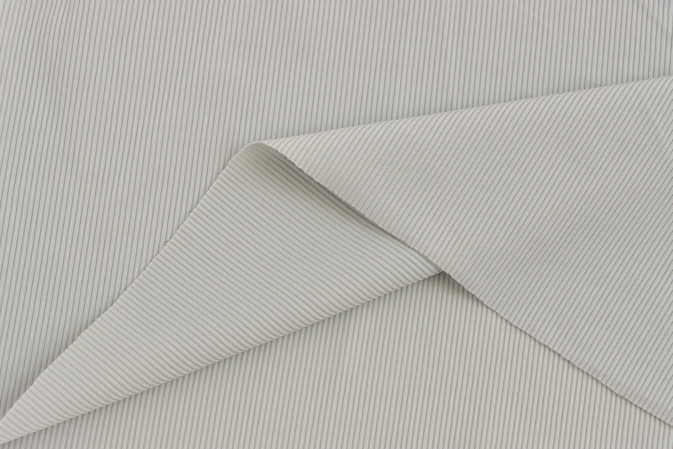 Unique circular knitting machine weaved 87% nylon13%spandex cool touch knit jing-ammonia rib fabric