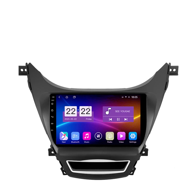 Новый Стильный автомобильный аудиоплеер Android операционная система GPS-навигатор для Hyundai Elantra 2010-2016