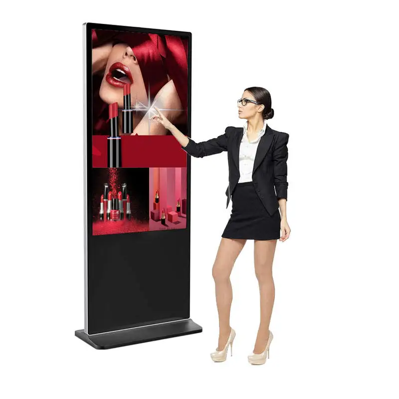 OEM stand Touch screen snap screen murah advertising machine display for affiliate program