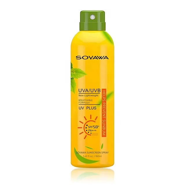 
factory direct supply moisturizing prevent sunburn skin care SPF 50 sunscreen spray 