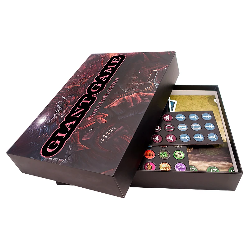 Custom Design Luxury War Board Games Set With Token And Cards Game