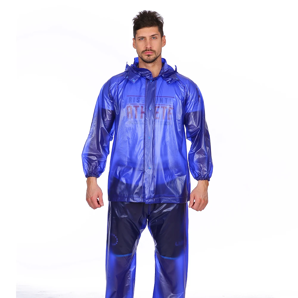 Motorcycle Rain Coat PVC Waterproof Rain Suit Wholesale Adult Reusable Rainwear Multifunctional Rainsuit