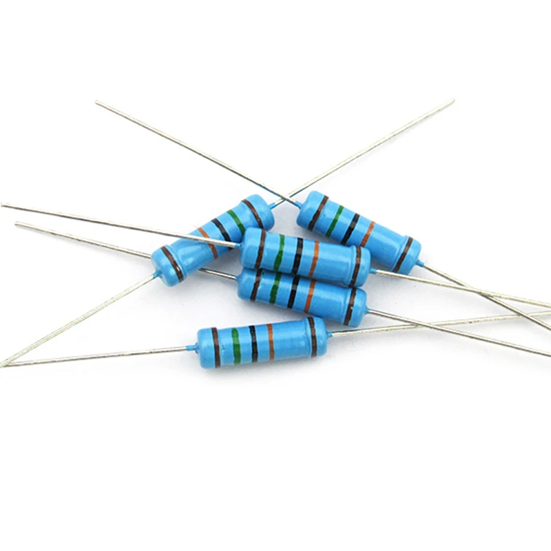  INKSON 100pcs/set 2W 1R 4.7R 51R 47K 100R 120R 200R 220R 330R 470R 510R 1K Ohm Metal Film