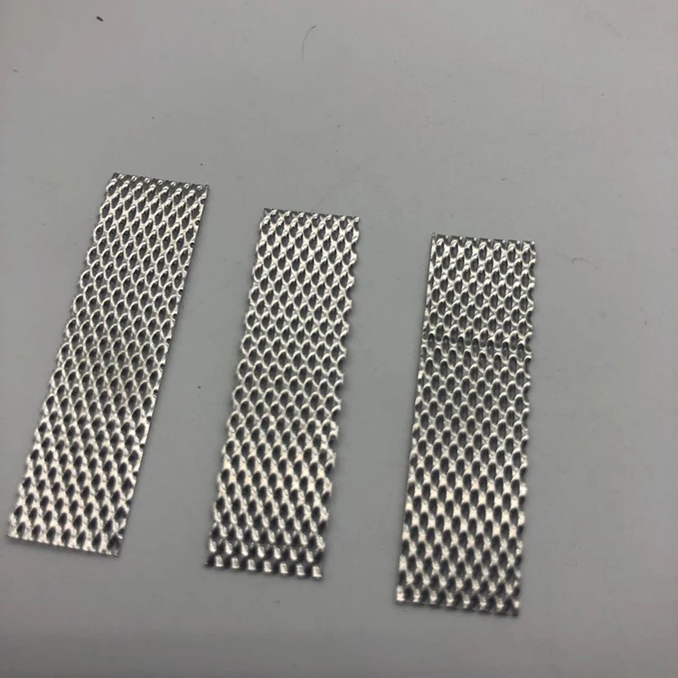 99.99% Pure Sliver Woven Wire Mesh Silver Expanded Metal Mesh