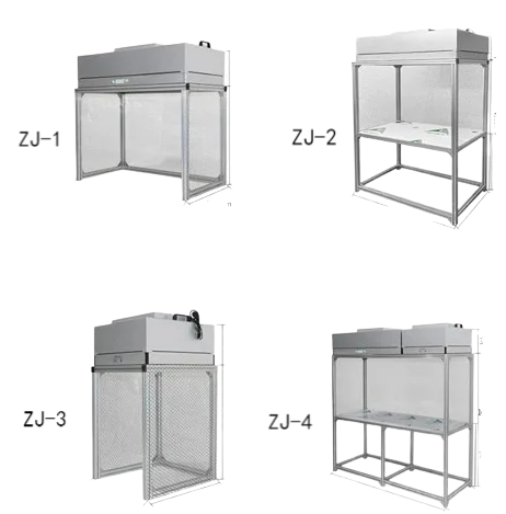 Portable floding semiconductor electronic food hospital factory industry dust free super laminar flow clean bench