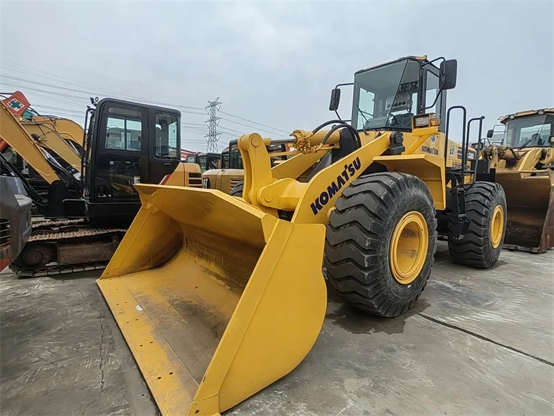 Wa380-6 wa380-3 wa380-5 Оригинальные японские погрузчики 5т подержанный колесный погрузчик Komatsu для продажи
