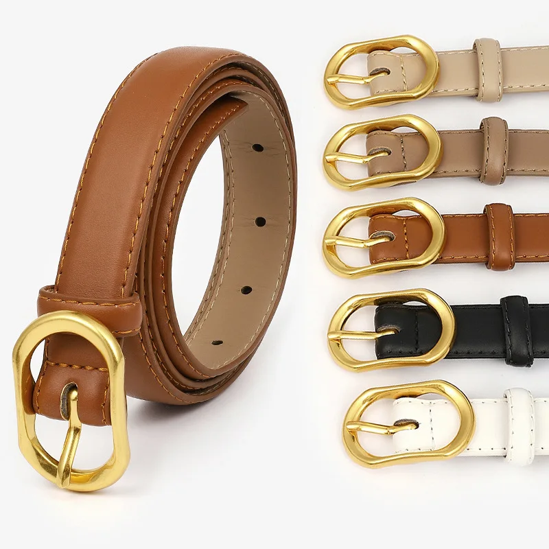 Korean Style PU Jeans Waist Belt Woman Leisure Casual Pin Buckle Student Belt Fashion