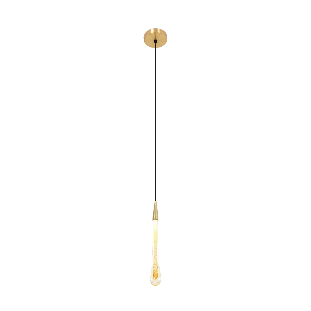 pendant light modern Minimalist Crystal pendant light Concise design Chandelier E27 high quality pendant light for high ceiling