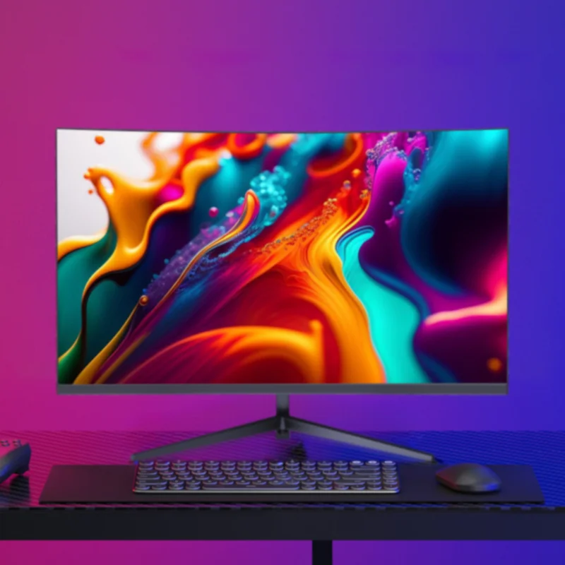 1440p ЖК-безрамный ПК 32 дюймов изогнутый экран монитора