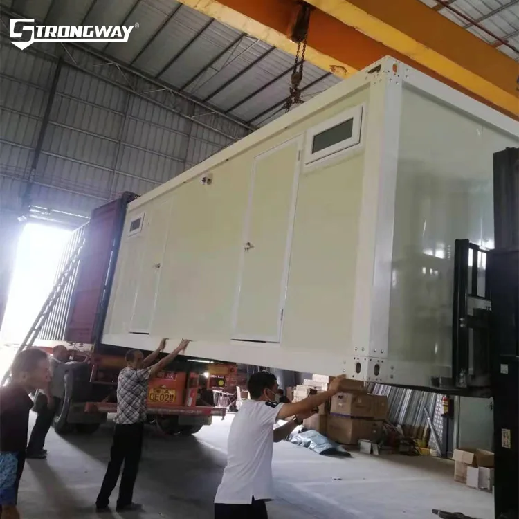Factory Prices Container House Fully Assembled Modular Double Bedroom Prefab Houses Sale Custom Customized PVC Box Wall Window