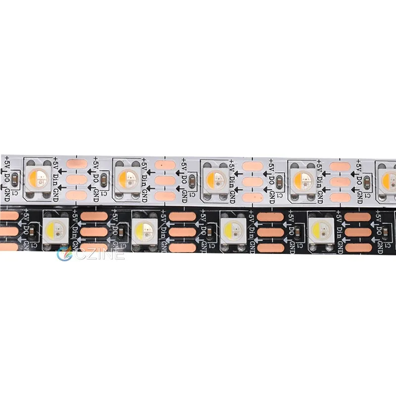 Светодиодные ленты Ws2812b Ws2812 Ws2815 Smart Rgbic Rgbw для автомобильного телевизора 5 м 10 в 12 В 24 Smd