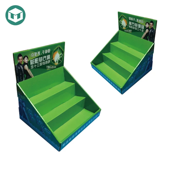 Corrugated Product Display Shelf Table Top Shipper PDQ  Corrugated Paper Display Box Store Seed Counter Cardboard Display