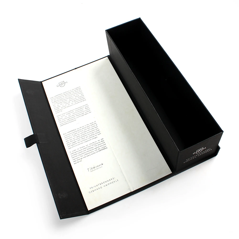 Low MOQ custom luxury wine magnetic lid  boxes packaging  EVA insert and foam