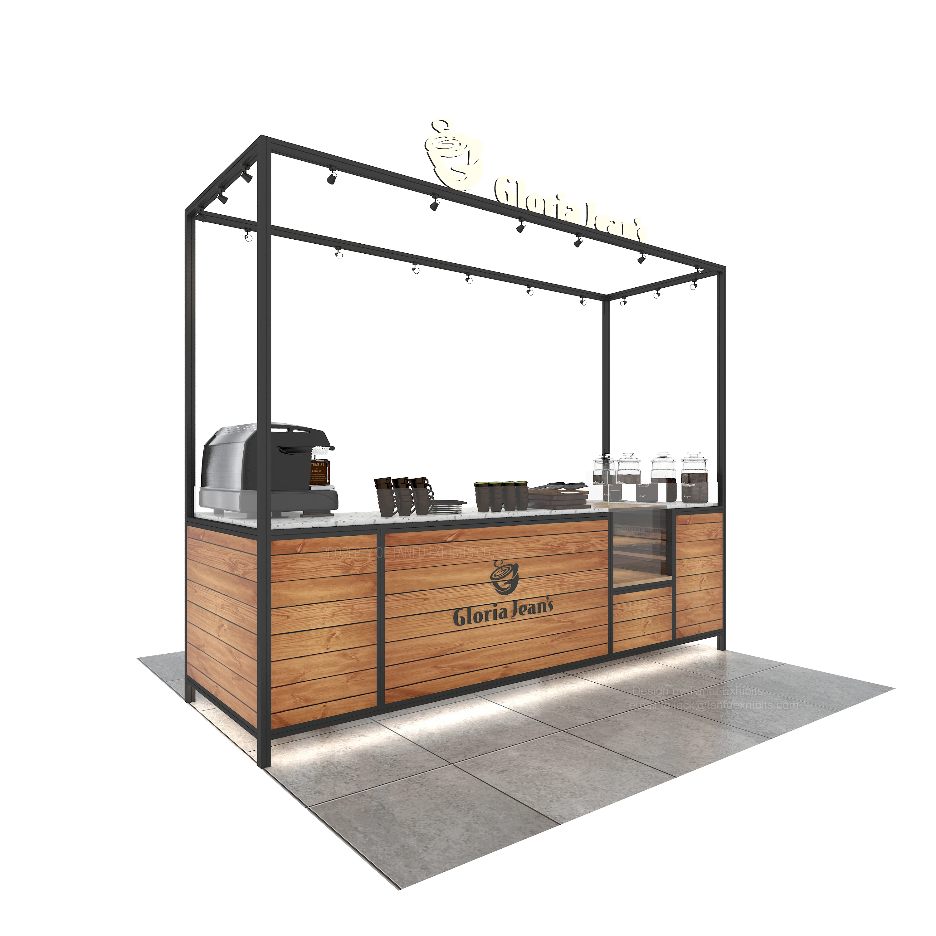 10x10 Custom Design Portable Modular Trade Show Exhibition Table