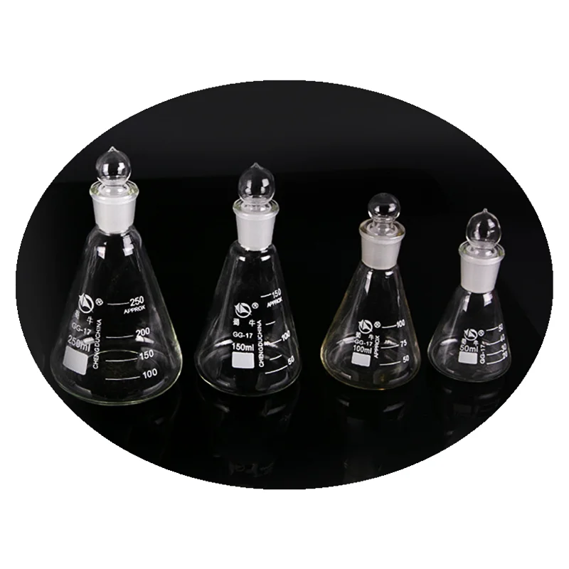 
Треугольная колба Shuniu из закаленного стекла, 50 мл, 100 мл, 150 мл, 250 мл, 500 мл, коническая колба из закаленного стекла 